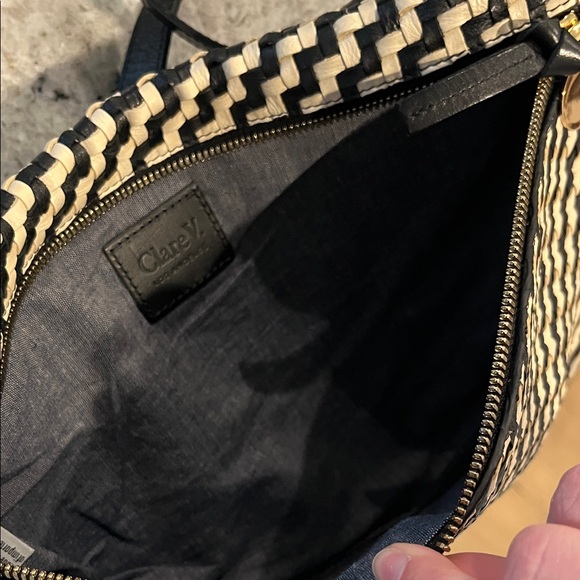 Clare V Grande Fanny Zig Zag Woven - Picture 4 of 4